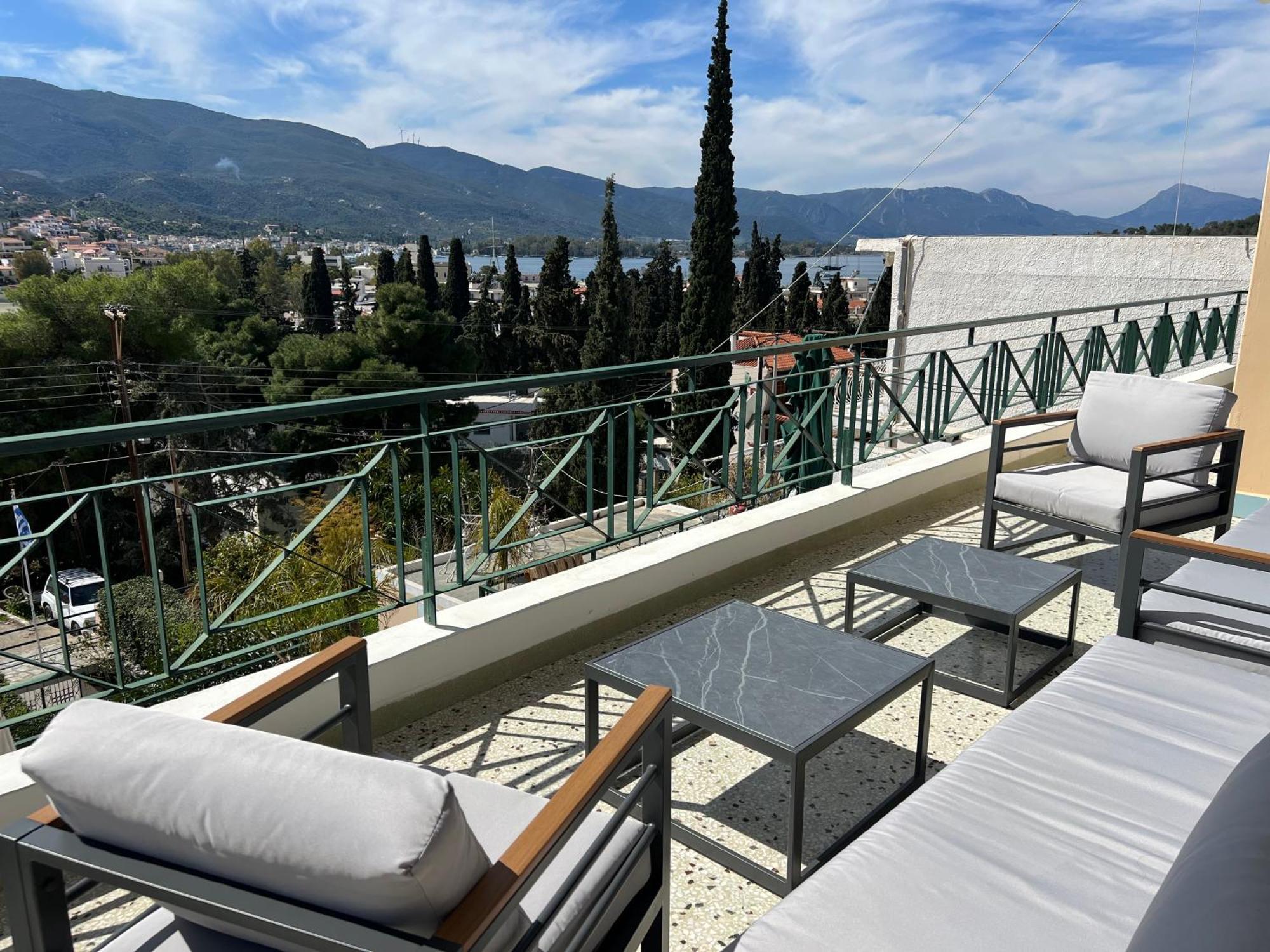Villa Sofia Sea View Pórosz Kültér fotó